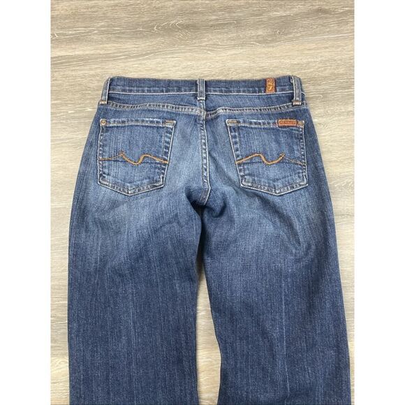 7 for all Mankind bootcut jeans u075d080u-080u Size 26 Nice Jeans 28X29 - Picture 11 of 11